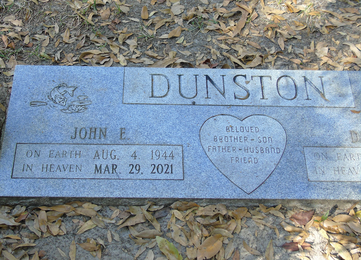 Headstone for Dunston, John E.